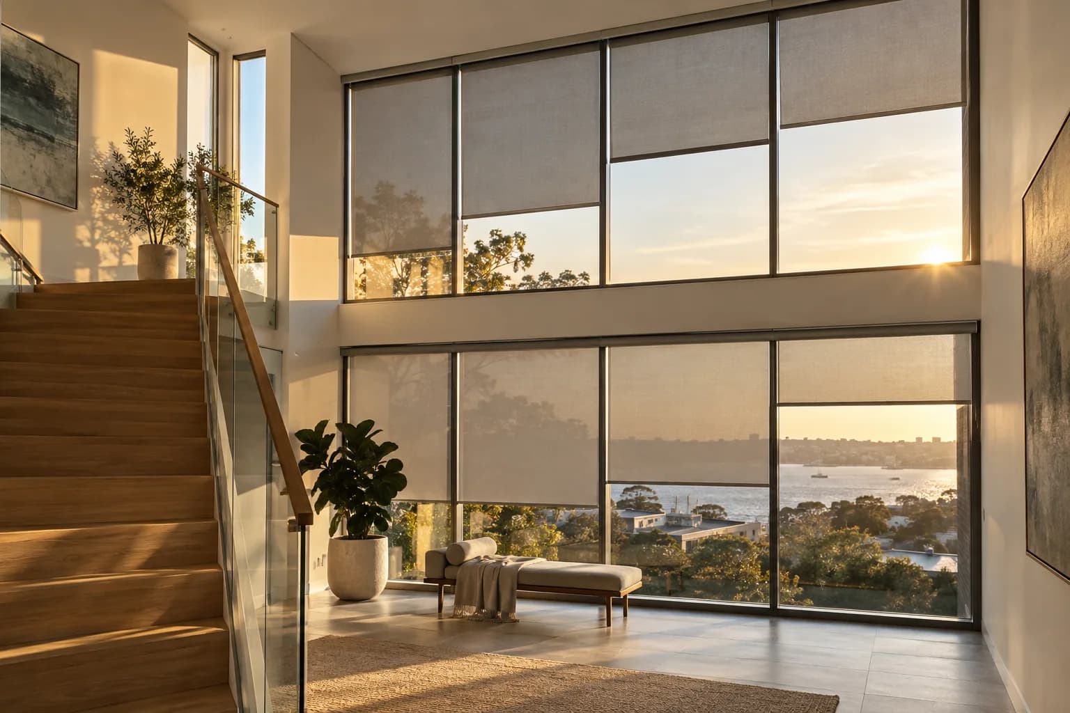Large windows window furnishing context