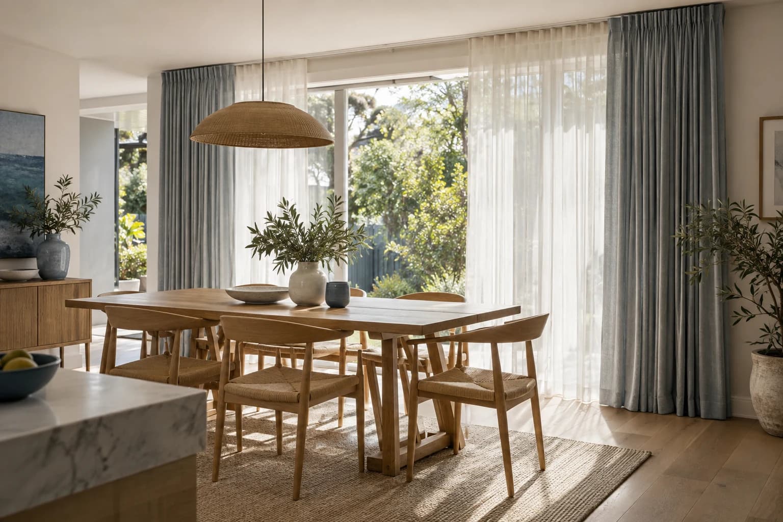 Coastal homes window furnishing context